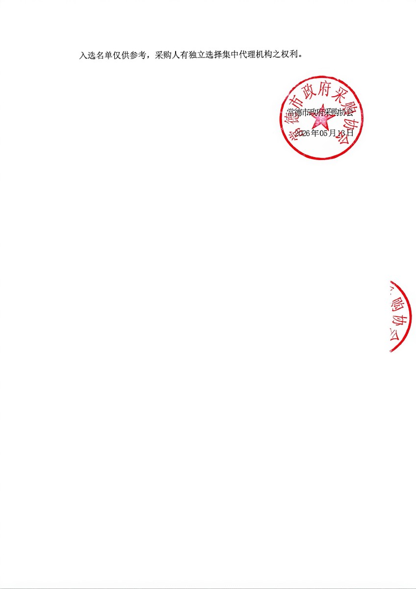 常德市政府集中采购项目社会代理机构征集比选公告_03